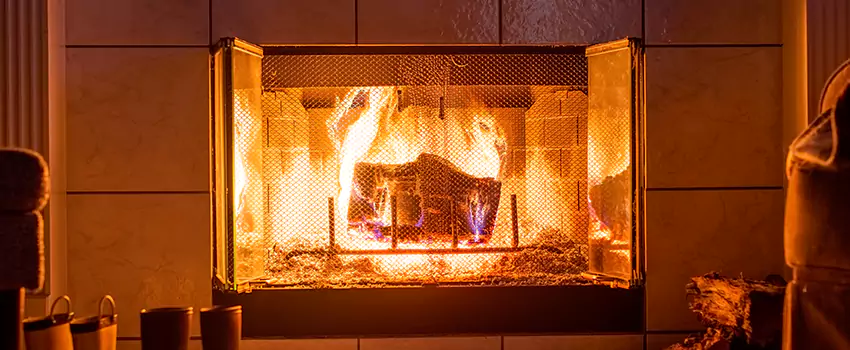 Mendota Hearth Landscape Fireplace Installation in Hannibal, Missouri