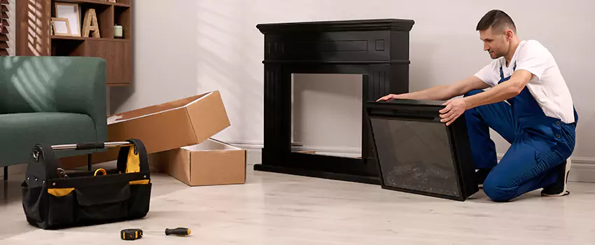 Old Rusted Metal Fireplace Repair And Replacement in Hannibal, MO